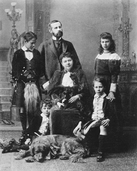 “Lady” with the Marjoribanks family in 1894.
